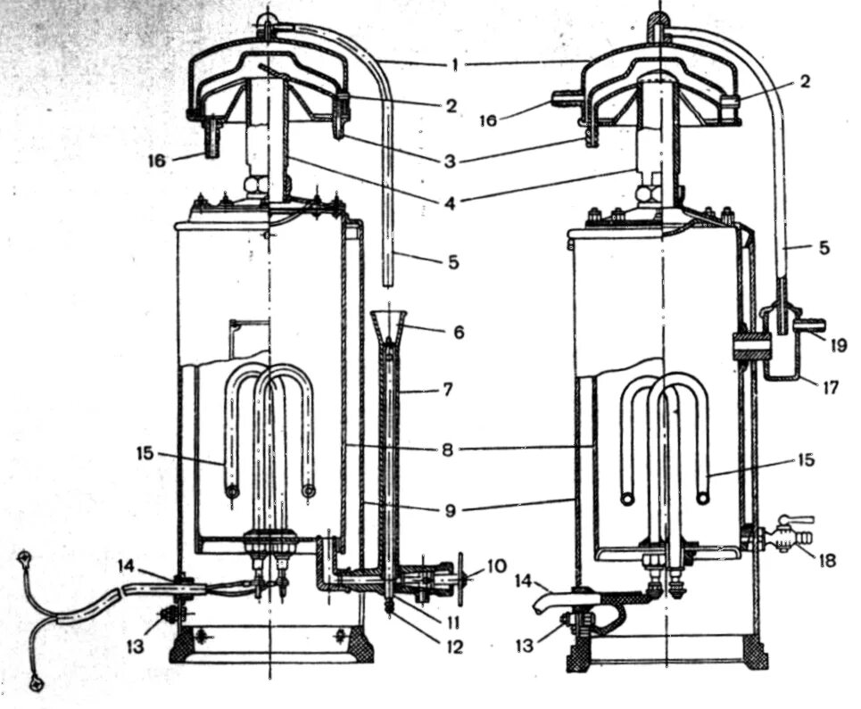 Подключение дэ 4 Дистиллятор АЭ (4, 14, 15, Фп-01, 02 и др.): производители, модельный ряд, отлич
