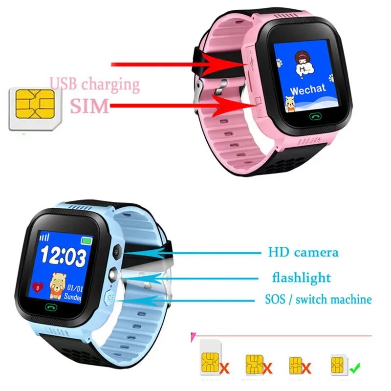 Подключение детских часов к телефону LIGE Children Smart Watch Connection APP Can Locate SOS Security Call Children C