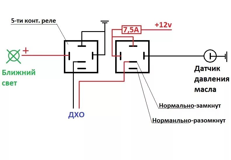 Подключение дхо через датчик давления масла Почему горит предохранитель - Lada 21102, 1,5 л, 2004 года другое DRIVE2