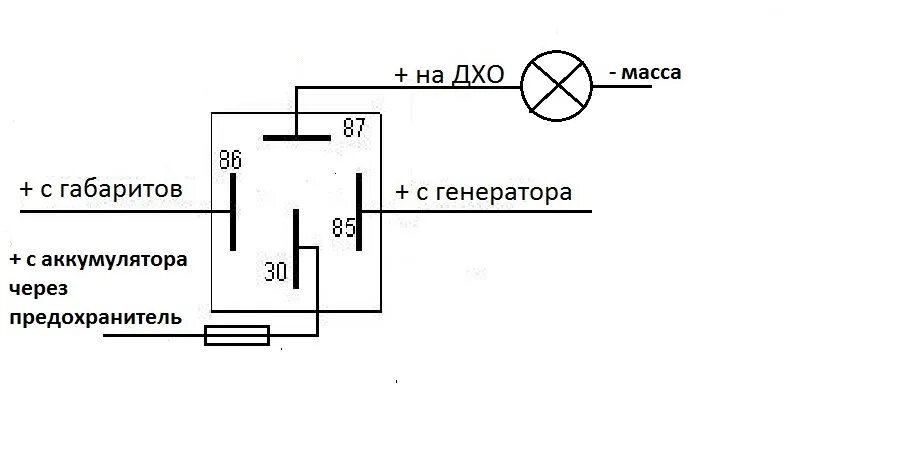 Подключение дхо через генератор установка ДХО - Lada Калина седан, 1,6 л, 2007 года стайлинг DRIVE2