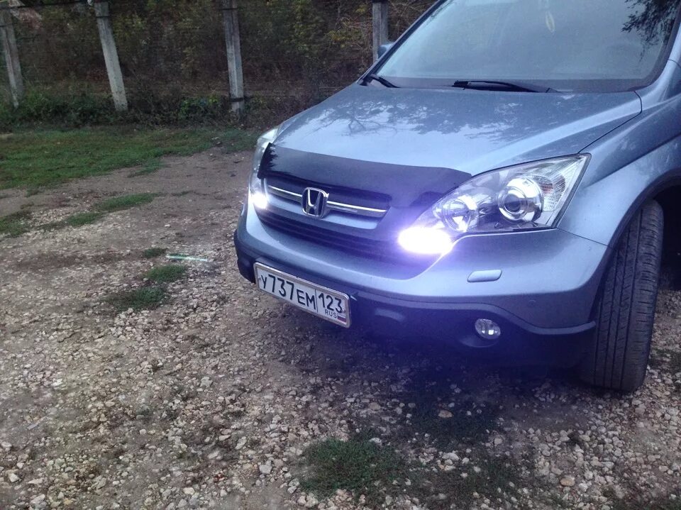 Подключение дхо хонда срв 3 дневные ходовые огни. - Honda CR-V (RE), 2 л, 2007 года аксессуары DRIVE2