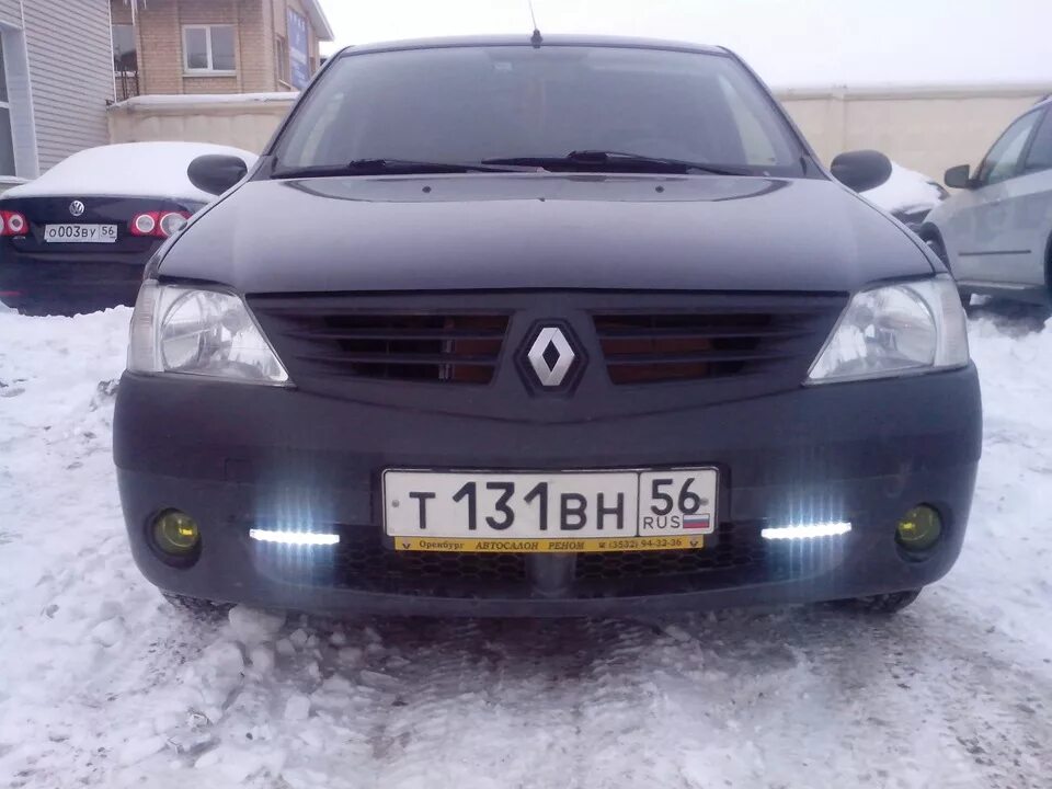 Подключение дхо рено логан 1 Дневные ходовые огни (ДХО) - Renault Logan (1G), 1,4 л, 2006 года стайлинг DRIVE