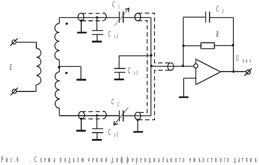 Подключение дифференциальных датчиков Часть 1. Теоретические сведения о работе емкостных датчиков.