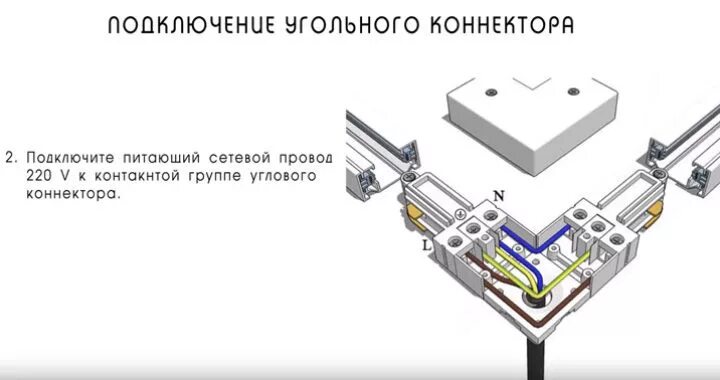 Подключение диммера к блоку питания трекового шинопровода Подключение трековых светильников - пошаговая инструкция. Крепление шинопровода.