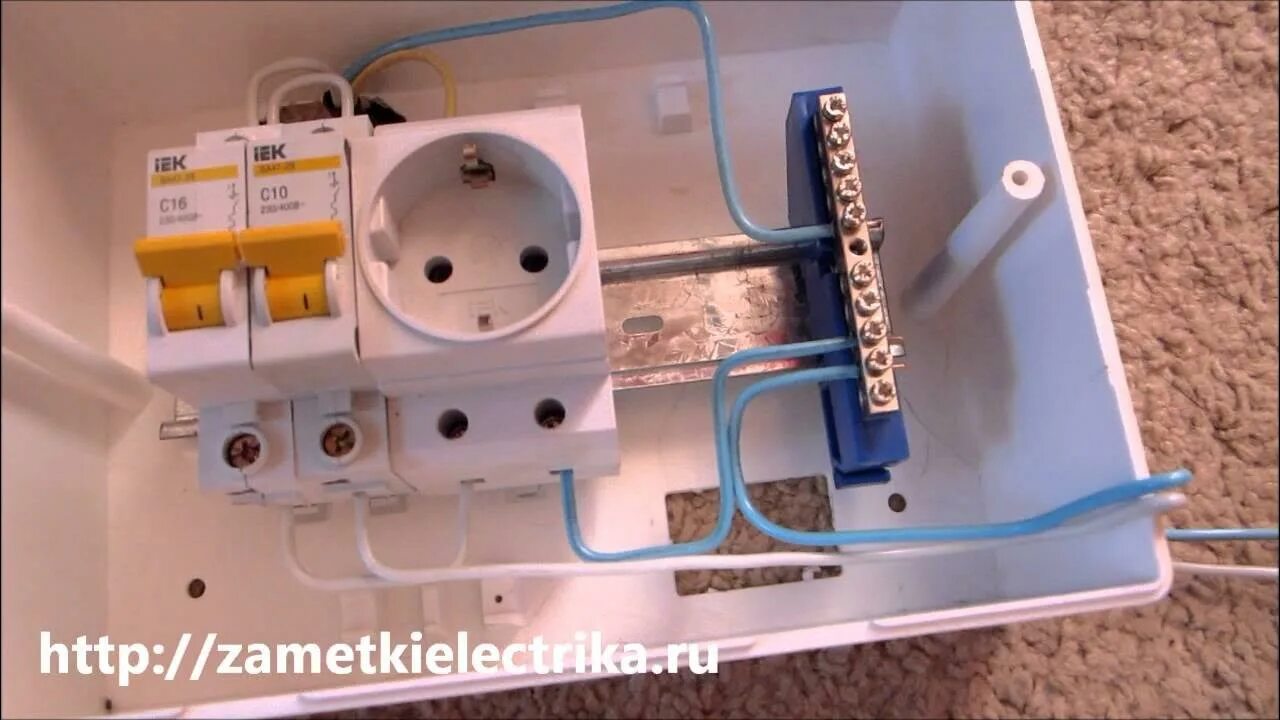 Подключение дин розетки в щитке Две фазы в розетке. Как такое может быть?! - YouTube