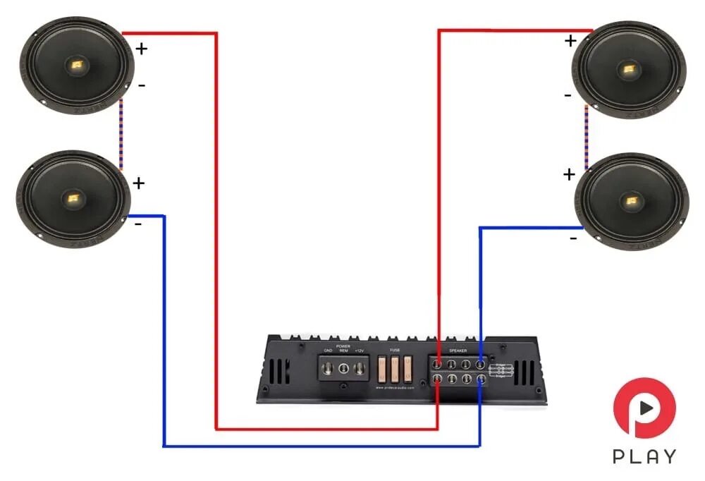 Подключение динамика в 4 ома Магнитола 4 ом колонки 2 ом можно ли их подключить - фото - АвтоМастер Инфо