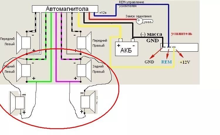 Подключение динамиков к магнитоле по цветам Вопрос - ГАЗ 3110, 2,4 л, 2000 года автозвук DRIVE2