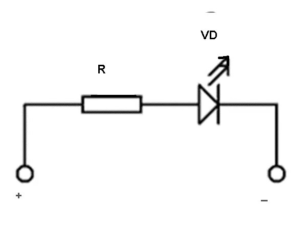 Подключение диода через резистор Ток светодиода: как определить основные параметры электросети для подключения ди