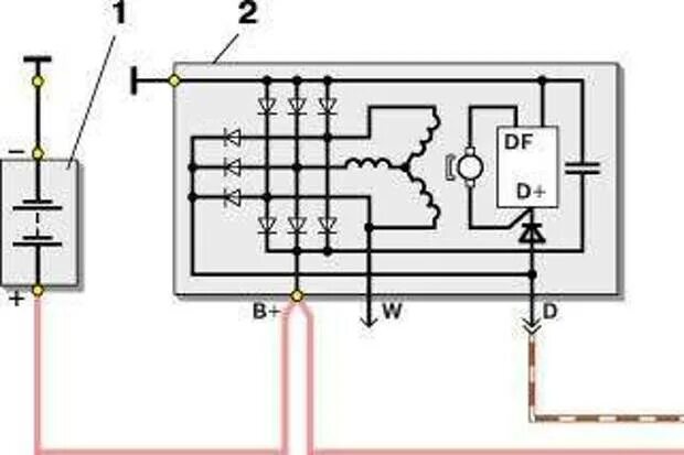 Подключение диода к генератору Определяем степень заряженности аккумулятора - ВСЕ ОБ АВТО - 7 августа - Медиапл