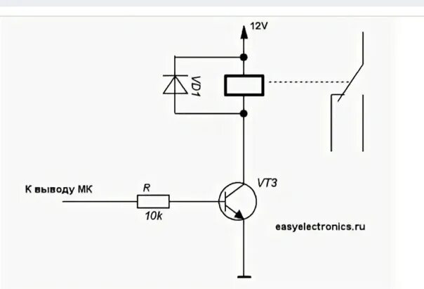 Подключение диода к реле Как защитить транзистор 2N2222? - Песочница. Раздел для новичков - Arduino.ru