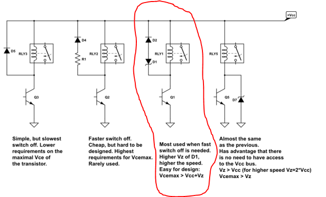 Подключение диода к реле Diode package selection in flyback circuit for a relay - Electrical Engineering 