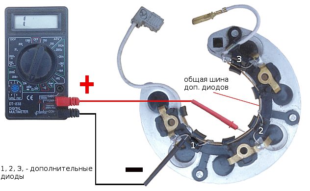Подключение диодного моста ваз Полная проверка диодного моста генератора TWOKARBURATORS Дзен