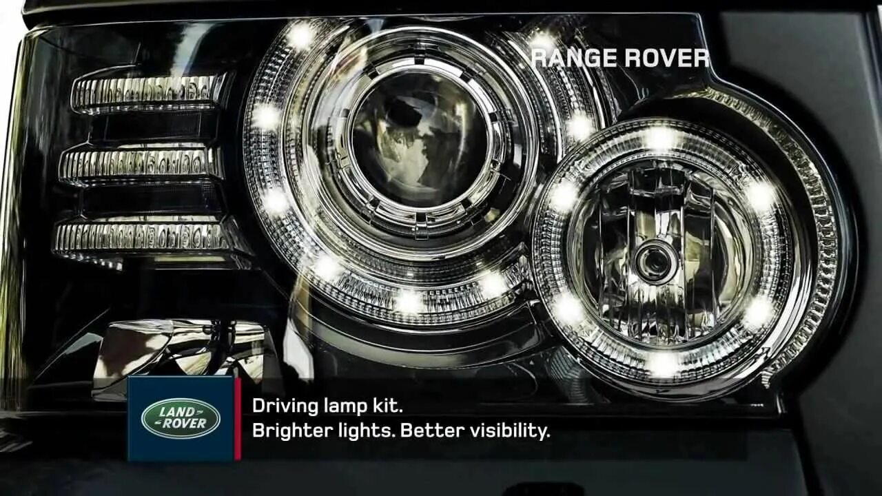 Подключение диодных фар range rover Land Rover North - Range Rover. Accessory Slideshow - YouTube