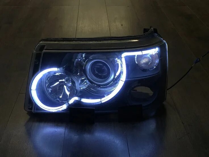 Подключение диодных фар range rover Range Rover Sport 2005-2009 LED Headlight Upgrade to 2015 Style Range rover spor