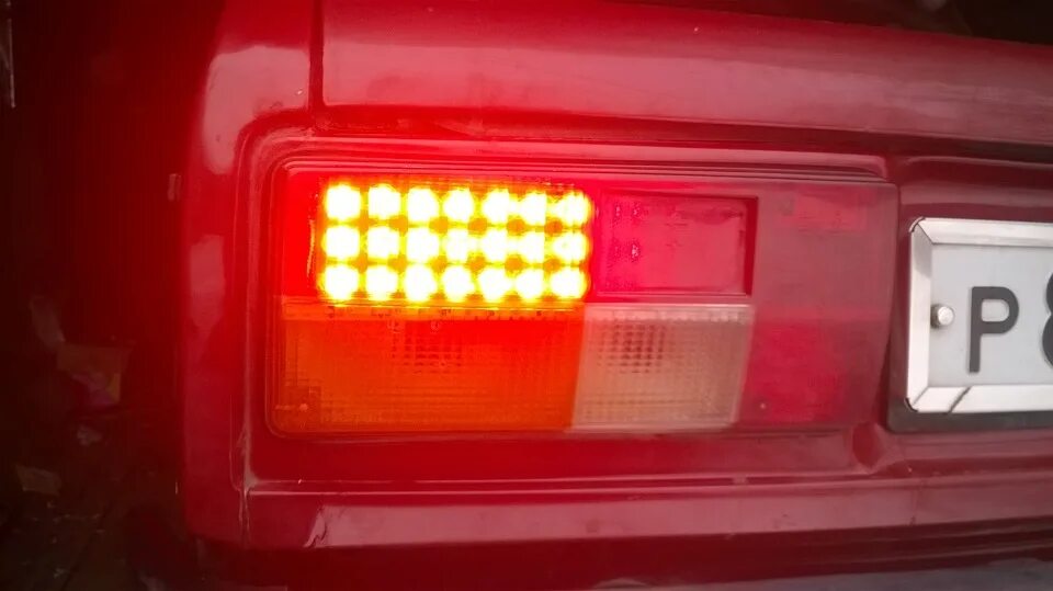 Подключение диодных плат ваз 2107 LED тормоза версия 2.0 или Кто говорит, что светодиоды не видно днём! - Lada 210
