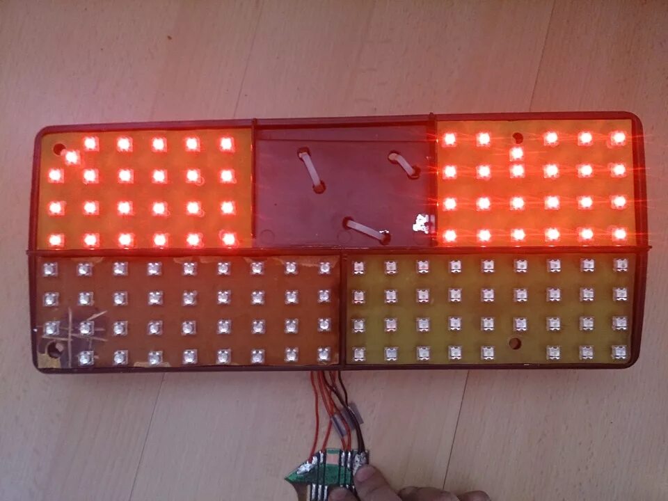 Подключение диодных плат ваз 2107 Задние LED-фонари. Ваз 2107 - DRIVE2