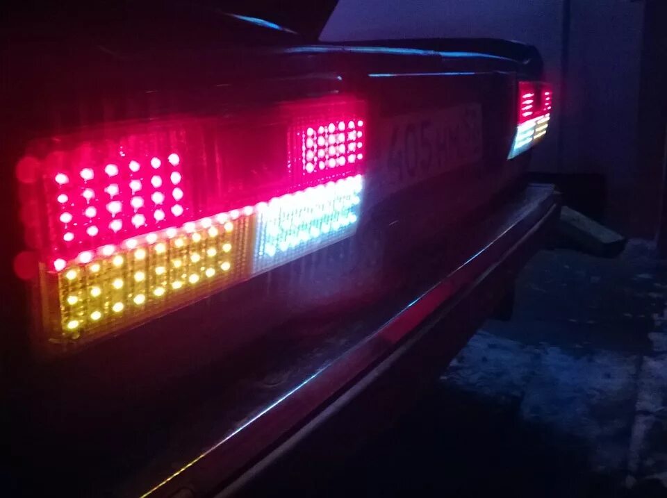 Подключение диодных плат ваз 2107 Заменил задние фары) - Lada 21073, 1,5 л, 1996 года своими руками DRIVE2