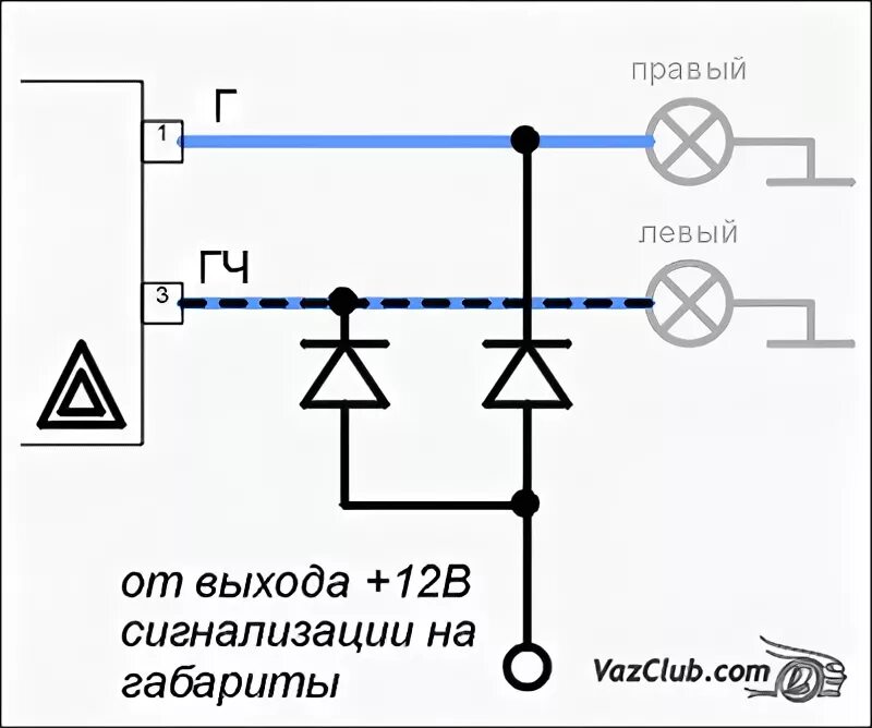 Подключение диодов в сигнализации Ставим сигнализацию на ВАЗ 21099 своими руками