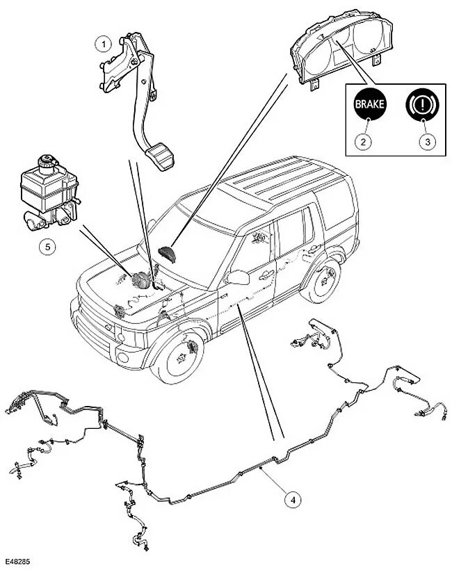 Подключение discovery 3 Car brake hydraulic drive repair Land Rover Discovery 3 (2004-2009) - LRman.ru