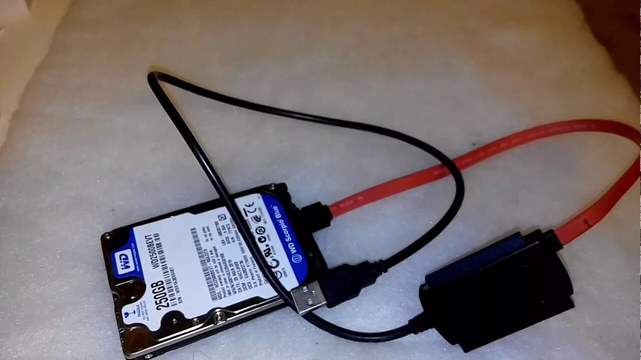 Подключение диска через usb HDD SATA/PATA/IDE to USB 2.0 Adapter / converter - YouTube