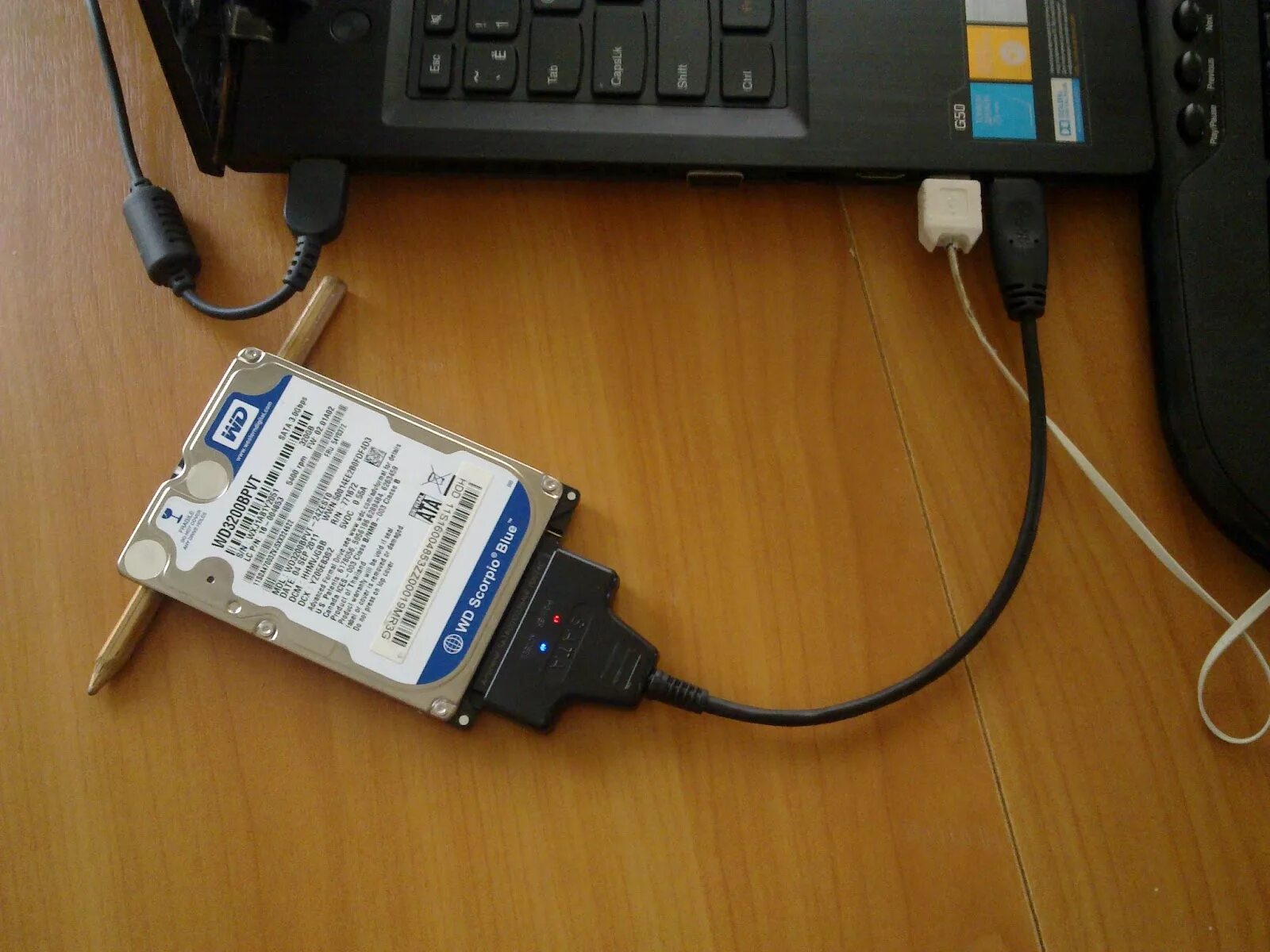 Подключение диска от ноутбука к компьютеру USB+SATA - кабель для подключения жестких дисков 2.5 по USB - Сделай сам