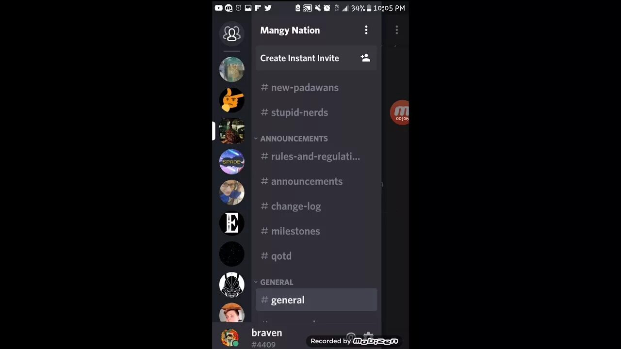 Подключение дискорд на телефоне How to leave Servers on Discord Mobile Discord Mobile Tutorial Episode 6 - YouTu