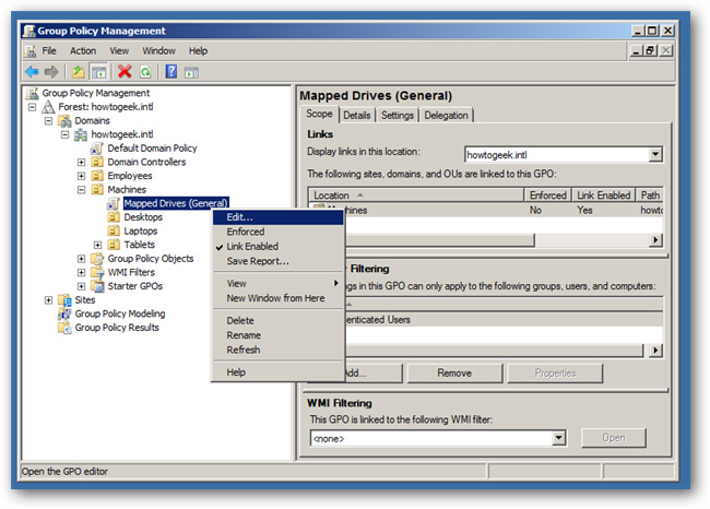 Подключение дисков через групповые политики Mount Network Drive on Windows Client using Group Policy - TipsMake.com