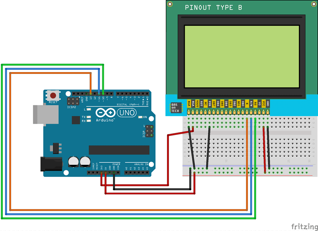 Подключение дисплея от телефона к ардуино St7920 problem - move text and picture to otherside - Displays - Arduino Forum