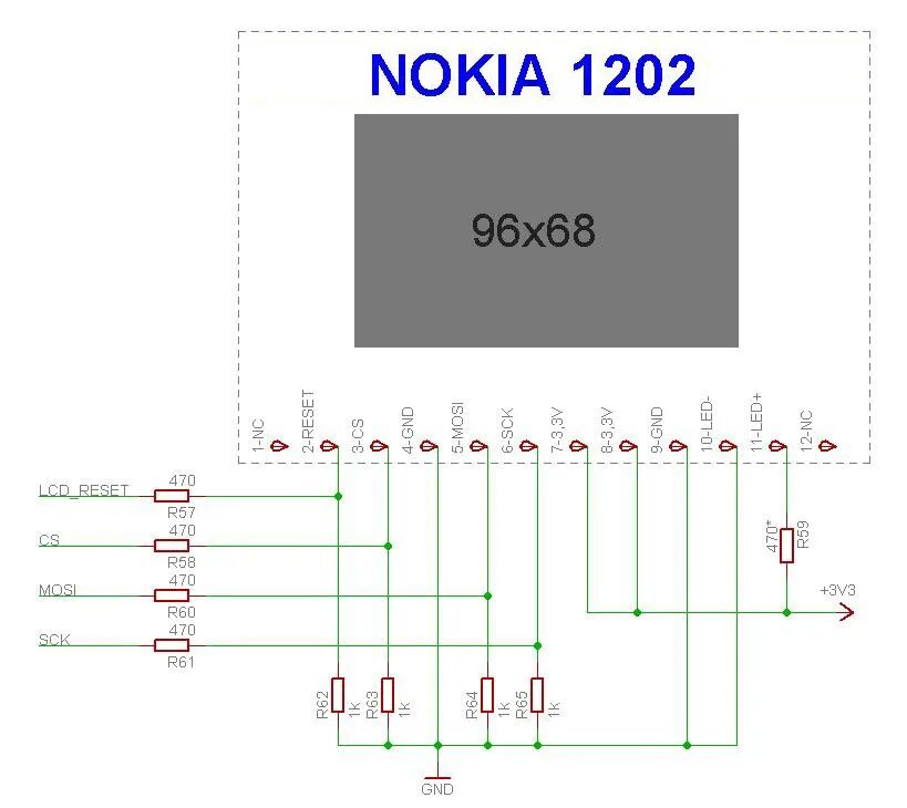 Подключение дисплея от телефона к ардуино Подключение дисплеев nokia