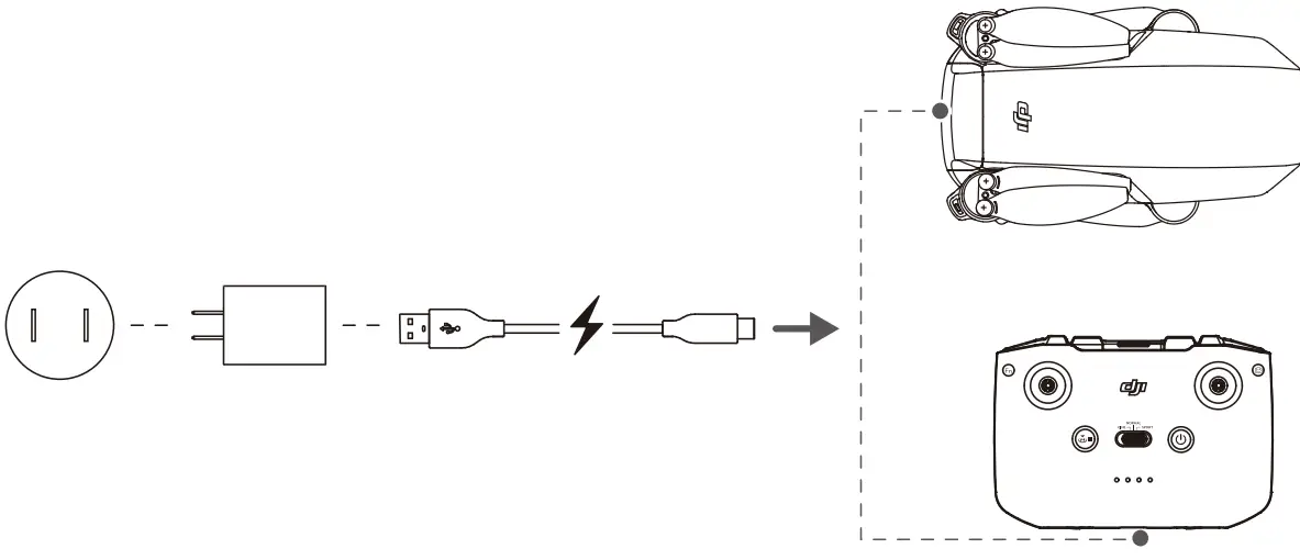 Подключение dji mini 2 Guide de l'utilisateur du drone dji Mini 2 - Manuels