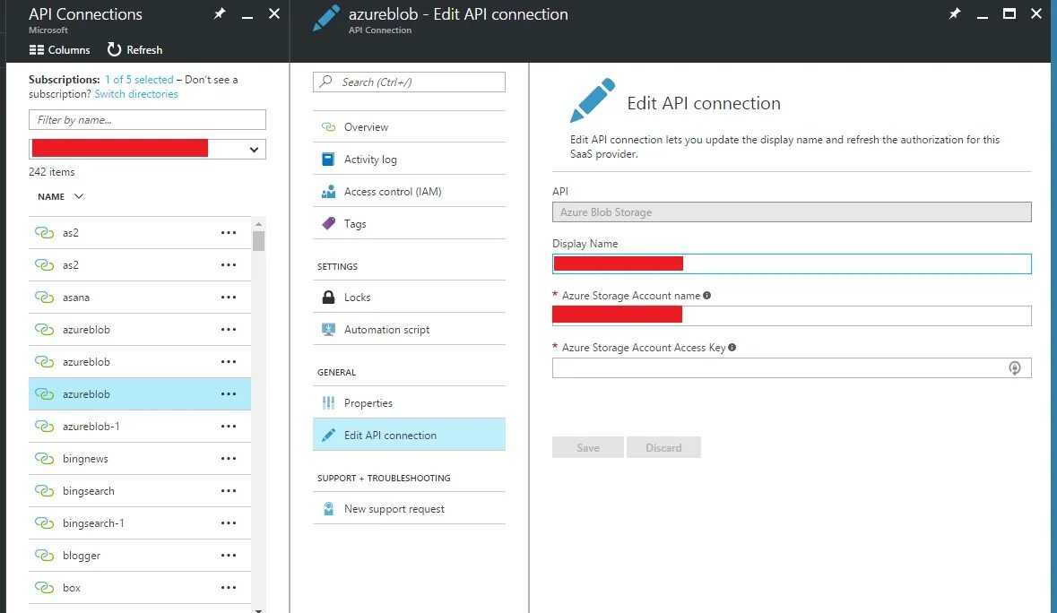 Подключение для api системы для курса валют Manage Logic App Connections in the Azure Portal - Stack Overflow