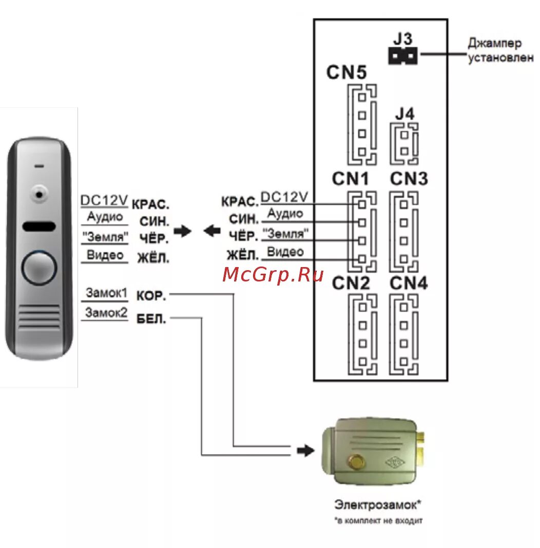 Подключение домофона тантос к вызывной панели CTV CTV-DP1000NG 10/24 Www ctvcctv ru