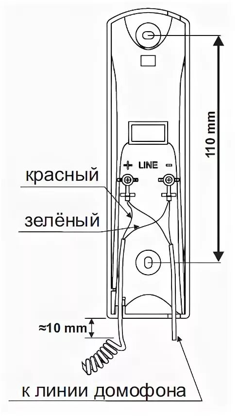Подключение домофонной трубки в квартире УКП-7 трубка для домофонов VIZIT, Элтис - купить в Санкт-Петербурге по разумной 