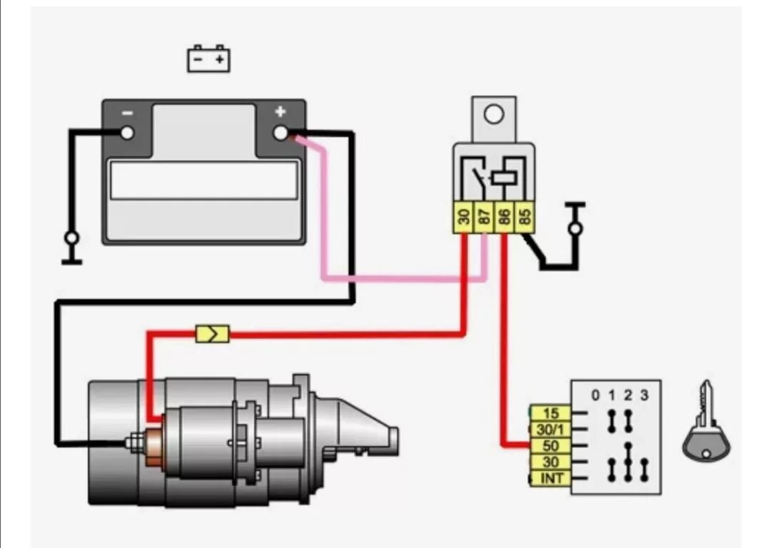 Подключение дополнительного реле стартера ваз Установка реле стартера. - Toyota Vista (30), 2 л, 1990 года тюнинг DRIVE2