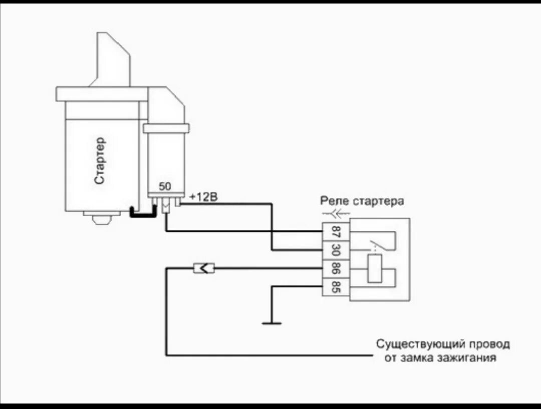 Подключение дополнительного реле стартера ваз 2110 Установка доп рэле стартера - Lada 21124, 1,6 л, 2006 года электроника DRIVE2