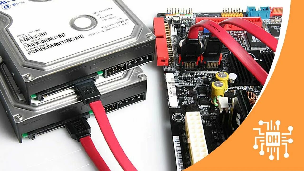 Подключение дополнительного жесткого диска к компьютеру Como instalar 2 HD's no mesmo computador - YouTube