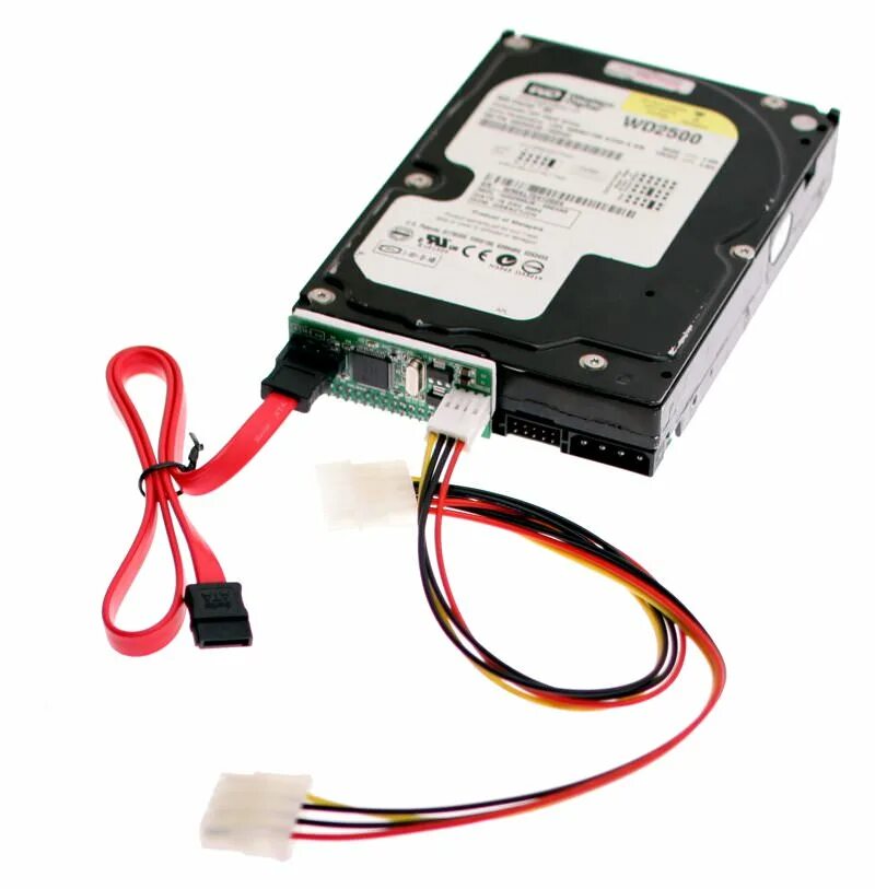 Подключение дополнительного жесткого диска к компьютеру IDE to SATA Converter Board - MODDIY