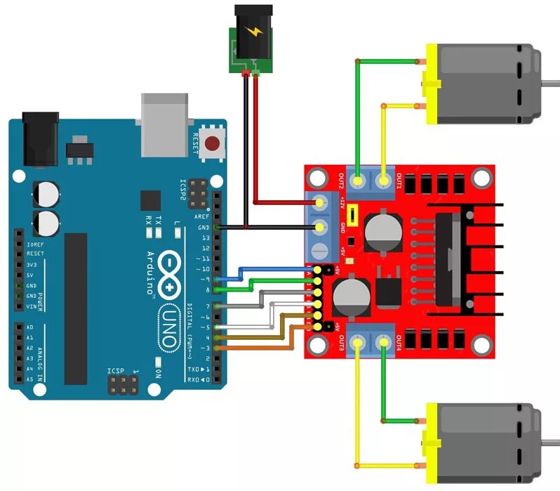 Подключение драйвера двигателя arduino Управление двигателем на ардуино: найдено 87 изображений