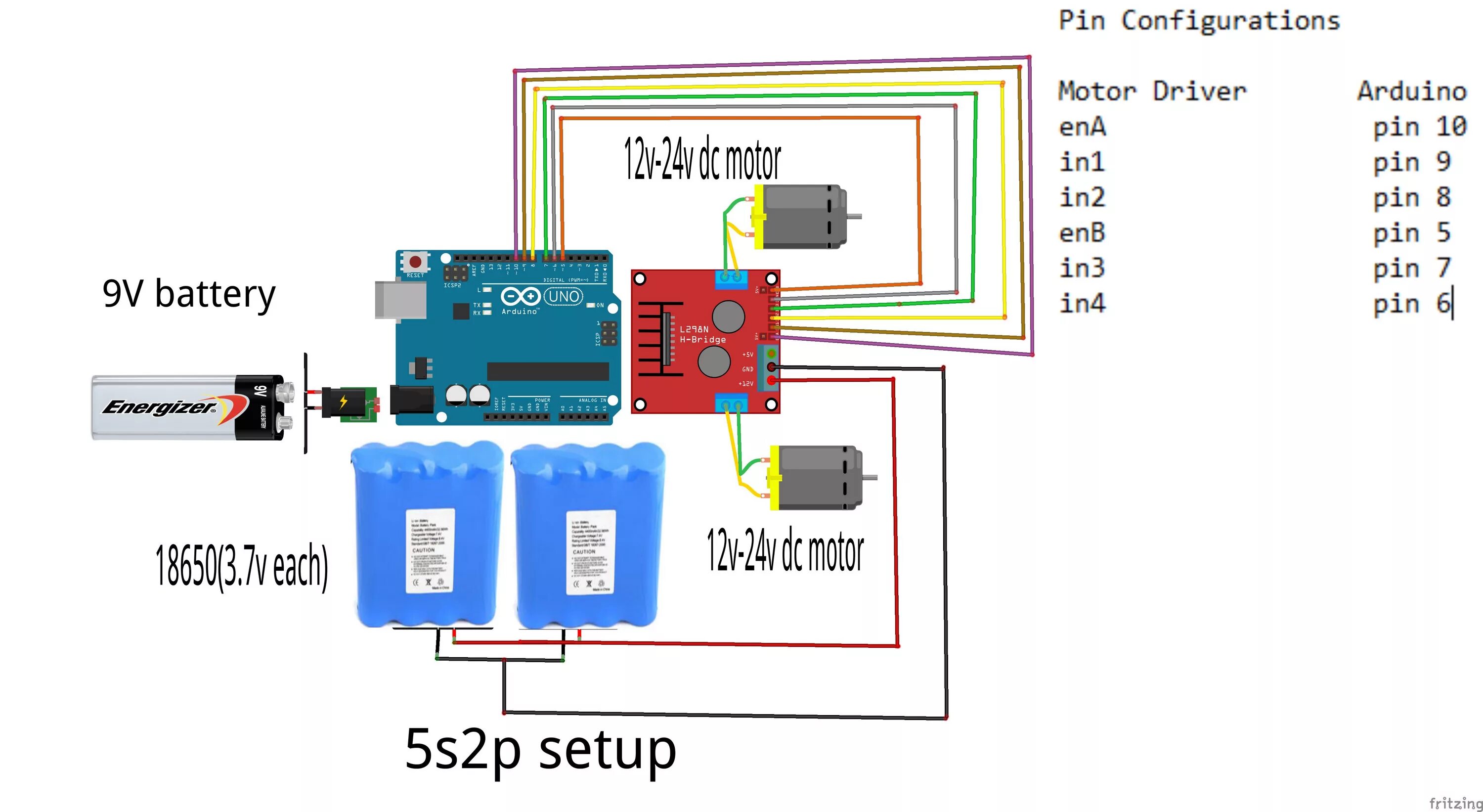 Подключение драйвера двигателя arduino Arduino and motor driver l298n separate power supply circuit - Electrical Engine