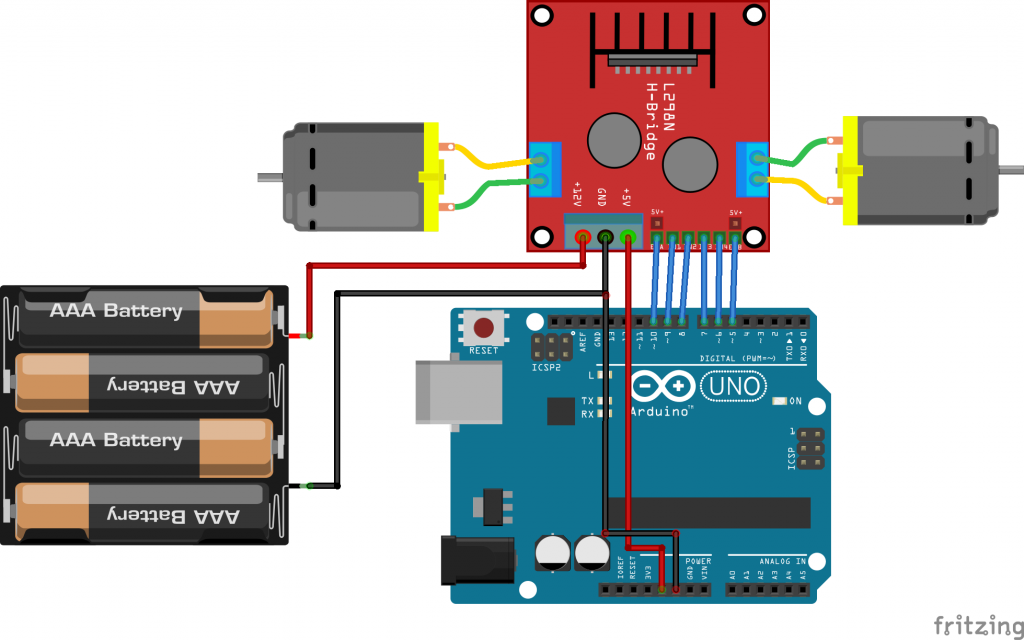 Подключение драйвера двигателя arduino Как использовать плату драйвера двигателя L298N с Arduino, схема подключения дра