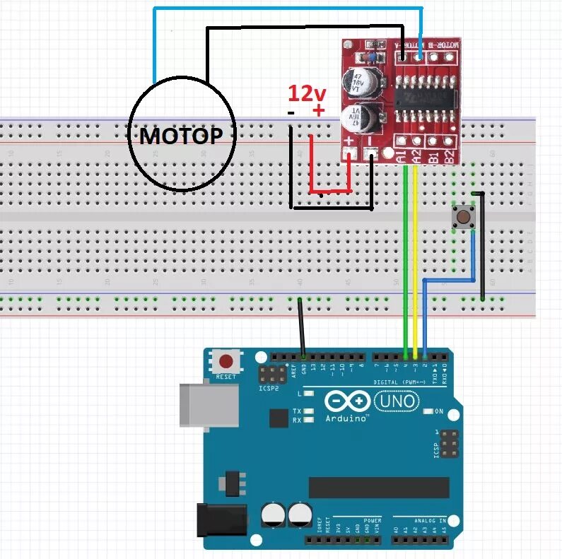 Подключение драйвера двигателя l298n Модуль драйвера двигателей MX1508 (L298N) - Аппаратная часть - SamPawno