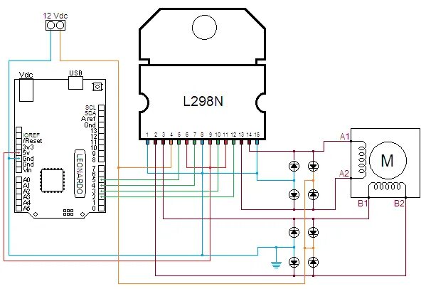 Подключение драйвера двигателя l298n Arduino l298 гайвер