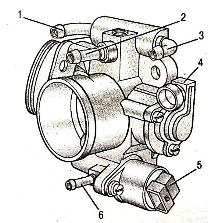 Подключение дроссельной заслонки ваз Чистка дроссельного узла и неожиданные артефакты. - Lada 21103, 1,5 л, 2001 года