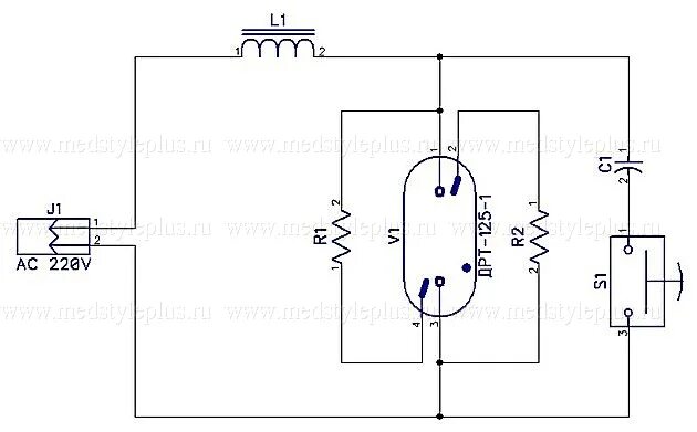 Подключение дрт 125 1 special Схема включения дрт 125 1