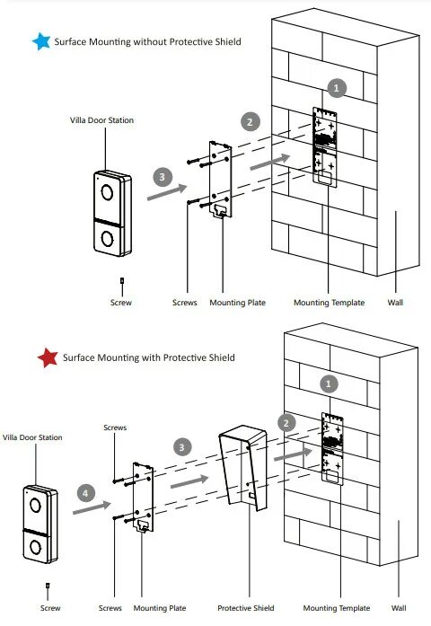 Подключение ds kv6113 замка HiWatch DS-D100IPF Call Panel User Guide