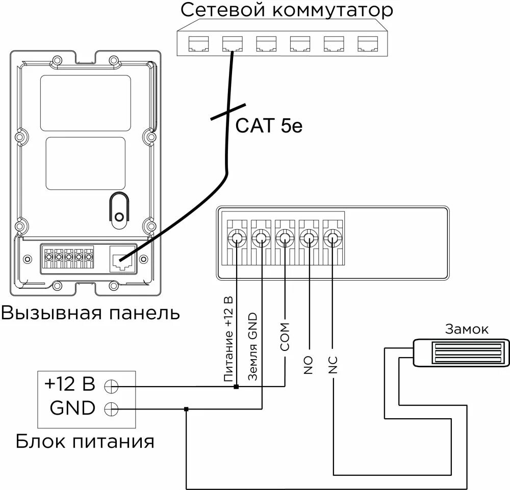 Подключение ds kv6113 замка Характеристики: Контроллер доступа HikVision DS-K2804 тип: считыватель карт, под