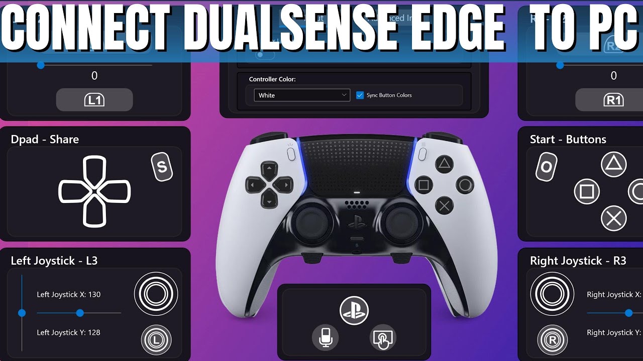 Подключение дуалсенс к телефону HOW TO CONNECT DUALSENSE EDGE CONTROLLER TO PC - YouTube