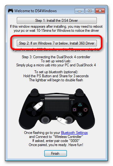 Подключение dualshock 3 к windows 10 Virtual gamepad emulation driver