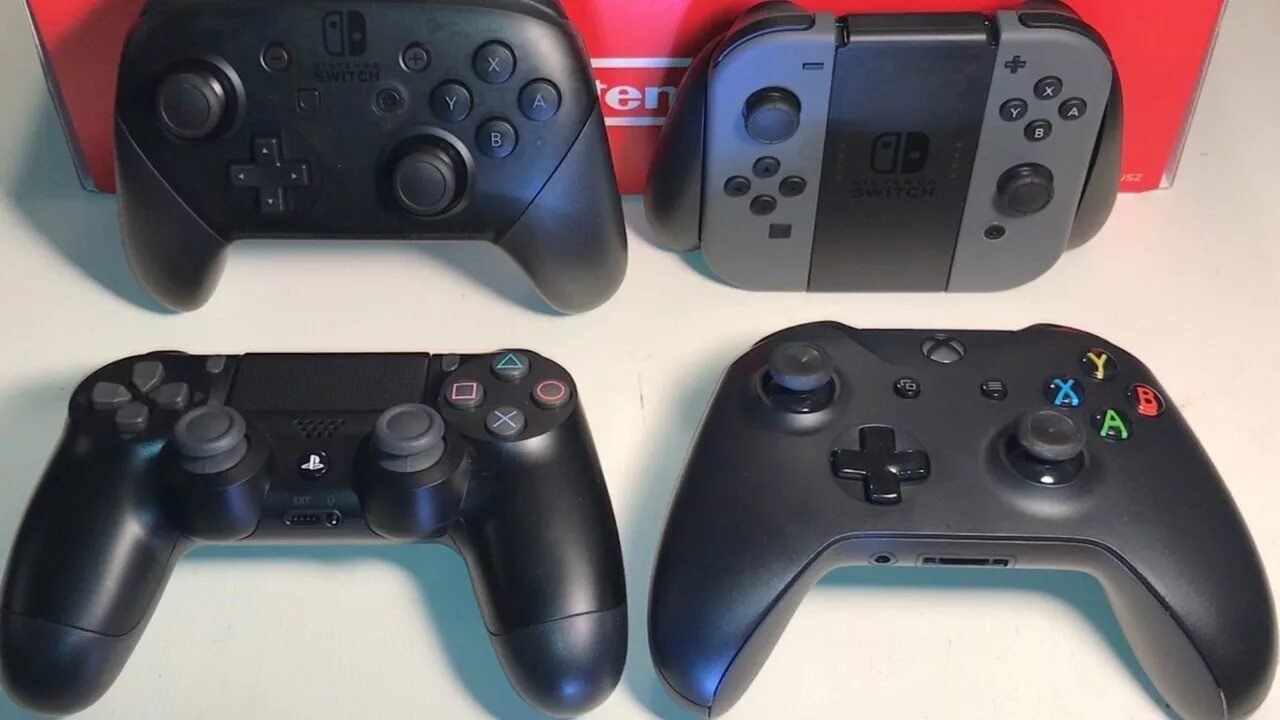 Подключение dualshock 4 к nintendo switch Switch Pro Controller vs DualShock 4 V2 vs Xbox One V3 vs Joy-Con Grip - ULTIMAT