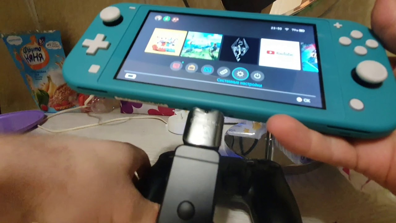 Подключение dualshock 4 к nintendo switch Как подключить dualshock 4 к Nintendo Switch Lite - YouTube